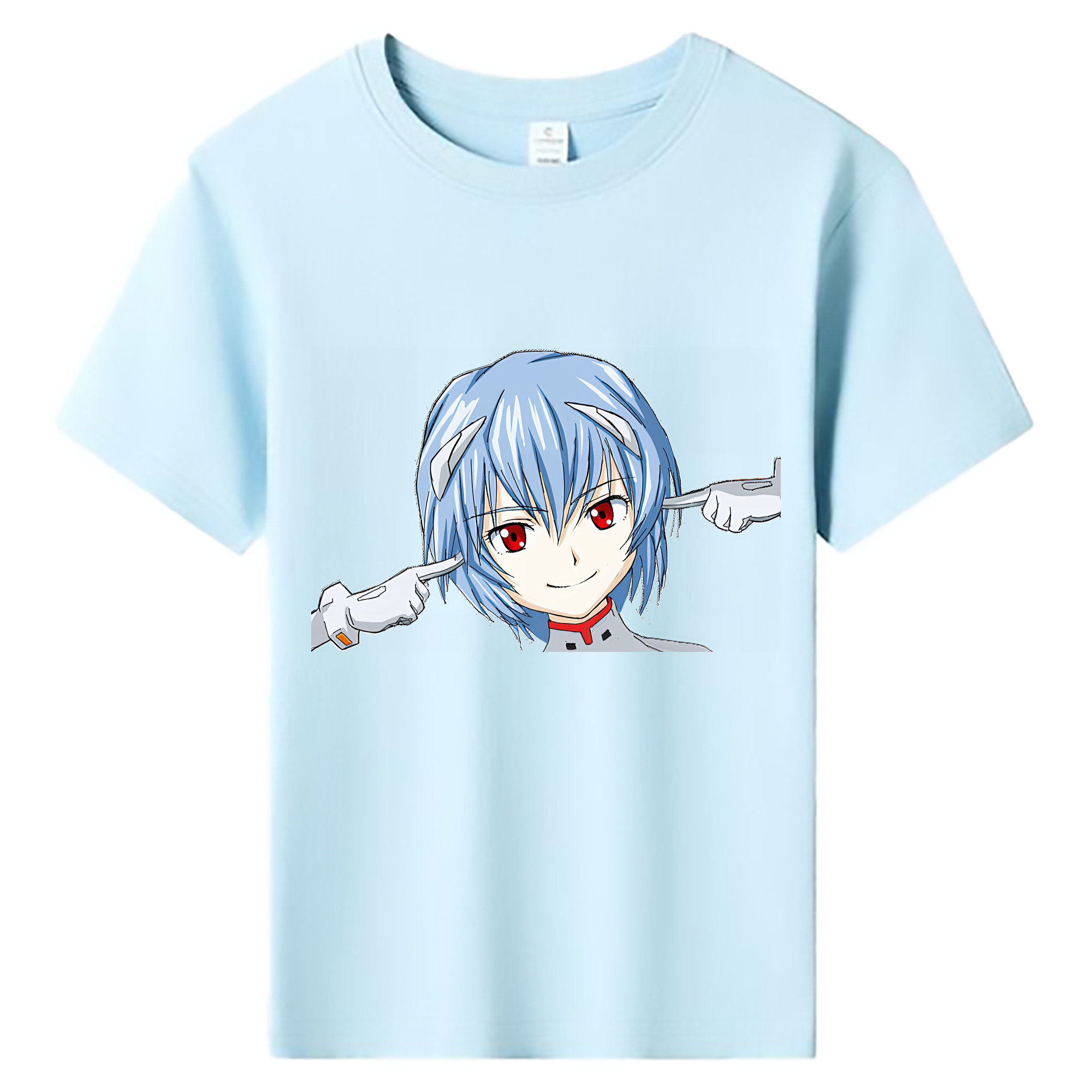 （画像用） EVA 新世紀エヴァンゲリオン 綿100％キッズTシャツ（フロントプリント）